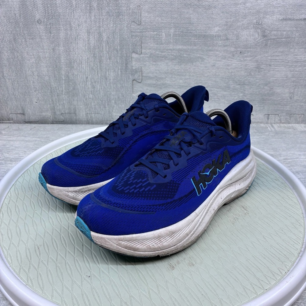 Hoka Skyflow Running Shoes Mens 9.5D Blue Mesh Athletic Sneakers 1155111 MLNG